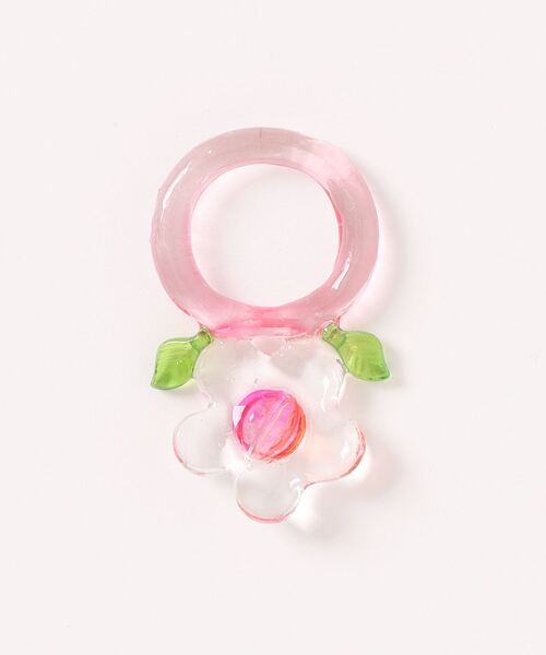 VIBGYOR(ヴィブジョー)の「【hazeleyes】おちゃめフラワーリング(Bonbonami ボンボンアミ)(MA)(リング・レディース・ピンク・FREE)」の5枚目の写真