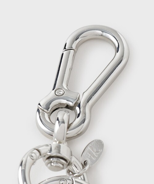 tk.TAKEO KIKUCHI（ティーケータケオキクチ）の「◆カラビナキーホルダー（キーケース/キーアクセサリー・メンズ・ブラック/シルバー/ブラック系・00）」の8枚目の写真