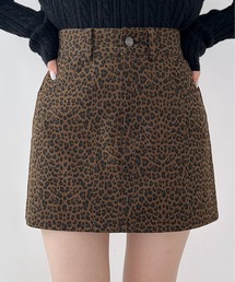 Heather | レオパードミニスカート　145369(スカート)
