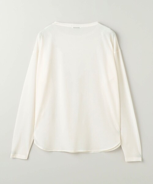 tシャツ ベロアストライプシアー ロングスリーブカットソー レディース BEAUTY＆YOUTH UNITED ARROWS tシャツ ベロアストライプシアー