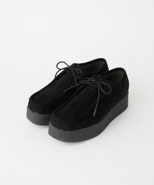 COLONY 2139（コロニートゥーワンスリーナイン）の「WEB・一部店舗限定 / 厚底モカシンシューズ（モカシン/デッキシューズ・レディース・ブラック・LARGE/MEDIUM）」の4枚目の写真