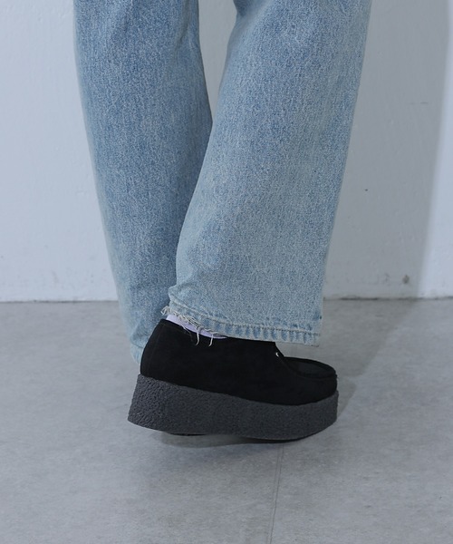 COLONY 2139（コロニートゥーワンスリーナイン）の「WEB・一部店舗限定 / 厚底モカシンシューズ（モカシン/デッキシューズ・レディース・ブラック・LARGE/MEDIUM）」の12枚目の写真