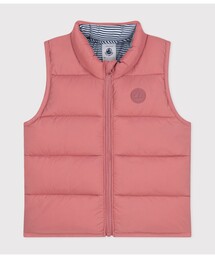 ベビーピンク花型キルティングベストサイズ40 42 44 チュビックキルティングベスト | ベビー服・子供服通販のPETTIT
