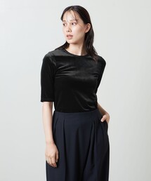 MARW UNITED ARROWS | ＜MARW UNITED ARROWS＞ベロア Tシャツ(Tシャツ/カットソー)