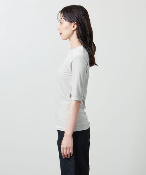 MARW UNITED ARROWS（マルゥ ユナイテッドアローズ）の「＜MARW UNITED ARROWS＞ベロア Tシャツ（Tシャツ/カットソー・レディース・ブラック/ライトグレー/ダークグレー・FREE）」の14枚目の写真