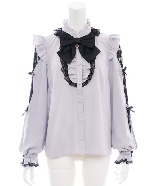 Secret Honey 袖スリット長袖ブラウス Secret Honey（シークレットハニー）の「袖スリット長袖ブラウス