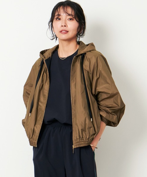 MICA&DEAL（マイカ＆ディール）の「シャンブレーフーデットブルゾン