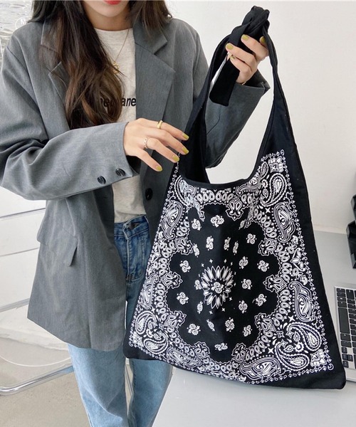 Mignonjour/ペイズリー柄トートバッグ M2512（財布）｜Mignonjour 