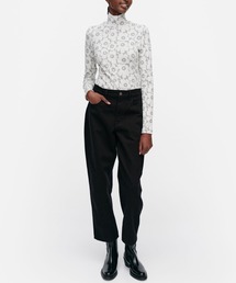 marimekko | Pikkuinen unikko / jacquard cut and sew(Tシャツ/カットソー)