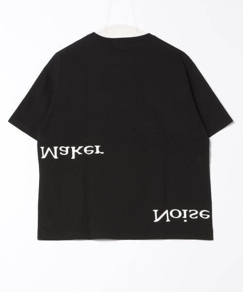 NOISE MAKER（ノイズメーカー）の「upside-down logo オーバーサイズTシャツ（Tシャツ/カットソー・レディース・ホワイト/ブラック・38/36）」の13枚目の写真