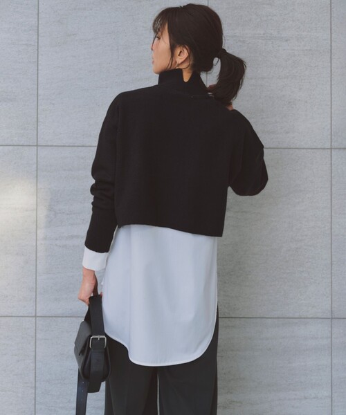 【洗える/抗菌防臭】シャツコンビレイヤードTシャツ（Tシャツ/カットソー）｜UNFILO（アンフィーロ）