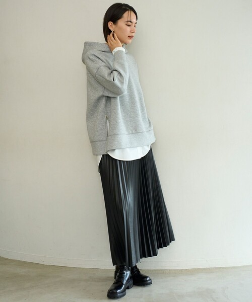 【洗える/抗菌防臭】シャツコンビレイヤードTシャツ（Tシャツ/カットソー）｜UNFILO（アンフィーロ）