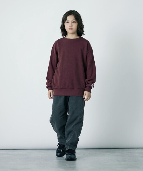 green label relaxing（グリーンレーベルリラクシング）の「TJ 裏毛 クルーネック プルオーバー / トレーナー / キッズ  140cm-160cm（スウェット・キッズ・ナチュラル/ブラック/ライトブルー/ワインレッド・140cm/160cm/150cm）」の7枚目の写真