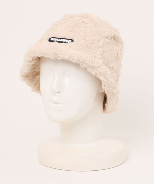 Burner（バーナー）の「【OKUOKU　0909】バケットハット　シンプル　もこもこ oku-bosi-743550092473-5（ハット・レディース・オフホワイト/ライトベージュ・M）」の10枚目の写真