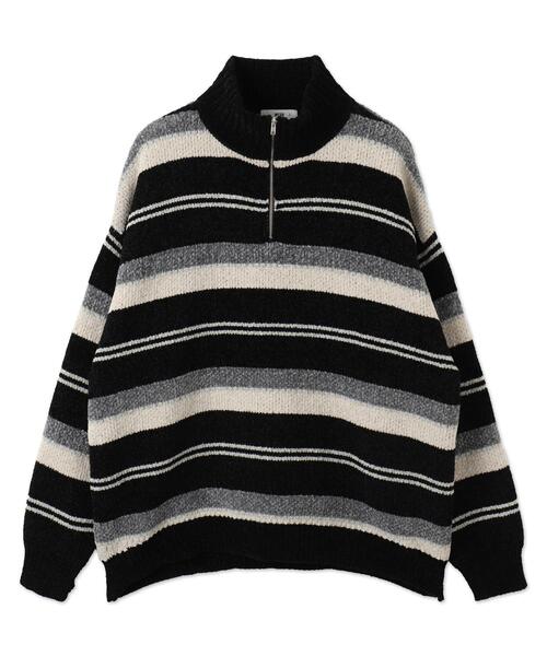 WEGO（ウィゴー）の「WEGO/ベロアモールハーフジッププルオーバー（ニット/セーター・メンズ・ホワイト系その他5/ブラック系その他5・FREE）」の15枚目の写真