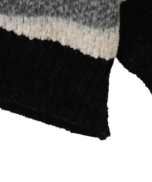 WEGO（ウィゴー）の「WEGO/ベロアモールハーフジッププルオーバー（ニット/セーター・メンズ・ホワイト系その他5/ブラック系その他5・FREE）」の19枚目の写真