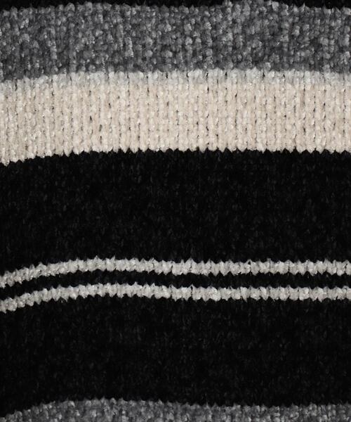 WEGO（ウィゴー）の「WEGO/ベロアモールハーフジッププルオーバー（ニット/セーター・メンズ・ホワイト系その他5/ブラック系その他5・FREE）」の20枚目の写真