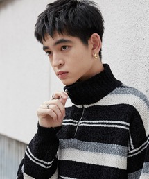 WEGO | WEGO/ベロアモールハーフジッププルオーバー(ニット/セーター)