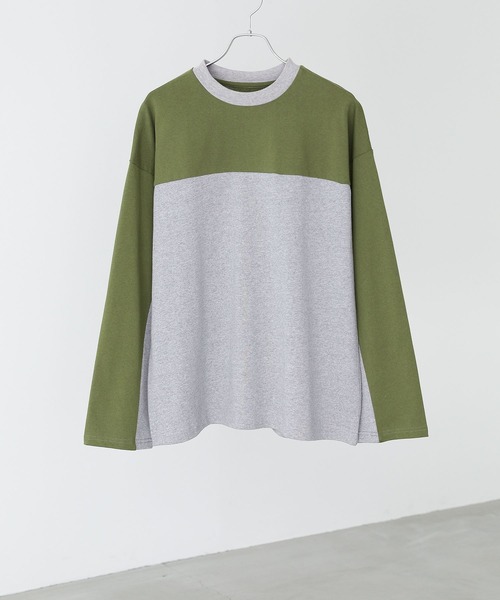 n'OrLABEL（ノアールレーベル）の「『配色クルーネックカットソー』（Tシャツ/カットソー・メンズ・ブラック/グレー・M/L）」の20枚目の写真