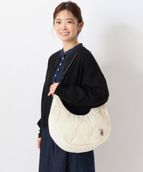 one'sterrace（ワンズテラス）の「COBMASTER キルトバナナショルダー（ショルダーバッグ・レディース・カーキ系5/ホワイト系9/ブラック系8・99）」の17枚目の写真