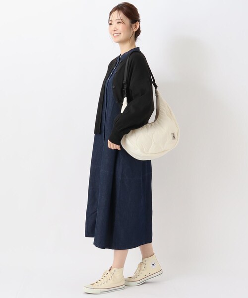 one'sterrace（ワンズテラス）の「COBMASTER キルトバナナショルダー（ショルダーバッグ・レディース・カーキ系5/ホワイト系9/ブラック系8・99）」の19枚目の写真