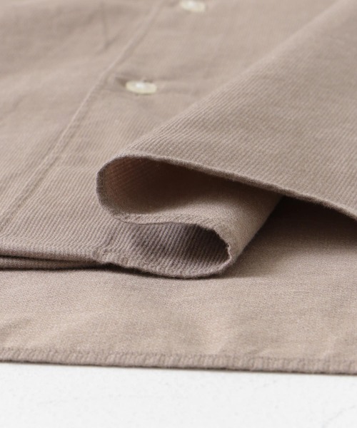 FORK&SPOON(フォークアンドスプーン)の「FORK&SPOON バンドカラーピケシャツ(シャツ/ブラウス・メンズ・グレー系その他/チャコールグレー/モカ・4/5)」の15枚目の写真