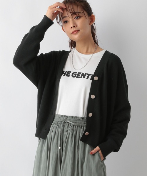 セール】スッキレイVネックカーディガン/115573（カーディガン