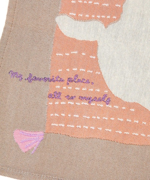 studio CLIP（スタディオクリップ）の「【Orneko BY CLIP】ジャガードランチョンマット（ランチョンマット/テーブルウェア・レディース・イエロー/ピンク・FREE）」の8枚目の写真