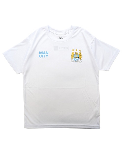 Auntie Rosa(アンティローザ)の「【ジュニア】マンチェスターシティ エンブレムドライTシャツMANCITY(Tシャツ/カットソー・キッズ・ホワイト/ブルー・130/140/150/160)」の2枚目の写真
