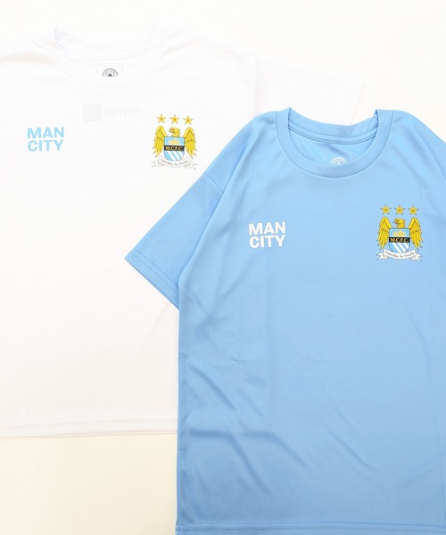 Auntie Rosa(アンティローザ)の「【ジュニア】マンチェスターシティ エンブレムドライTシャツMANCITY(Tシャツ/カットソー・キッズ・ホワイト/ブルー・130/140/150/160)」の9枚目の写真