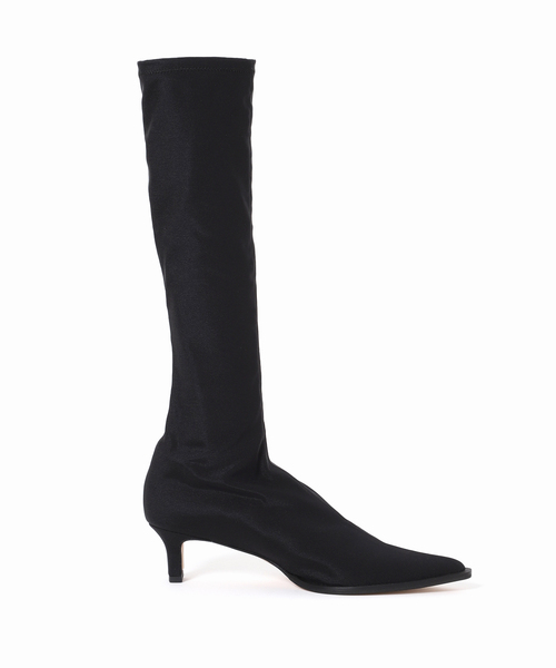 JANE SMITH / JOHN SMITH(ジェーンスミスジョンスミス)の「【JANE SMITH】POINTED TOE STRETCH LONG BOOT:ブーツ(ブーツ・レディース・ブラック・36/38/37)」の9枚目の写真