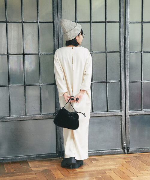 un dix cors(アンディコール)の「メランジリブニットワッチ(ハット・レディース・グレー/ブラック・FREE)」の11枚目の写真