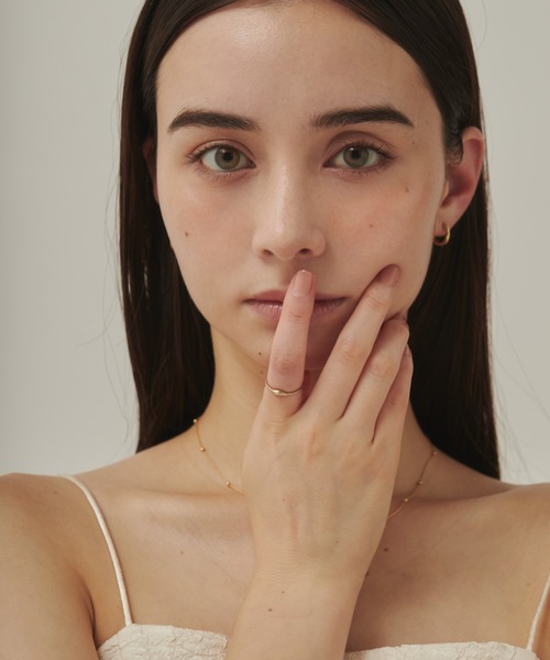 ciite'（シーテ）の「simple smooth ring（リング・レディース・ゴールド/シルバー・FREE）」の4枚目の写真