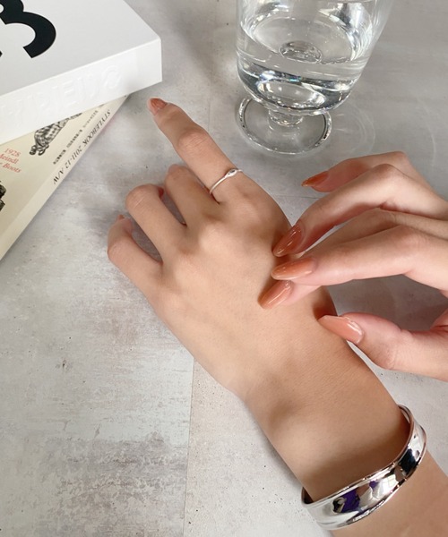 ciite'（シーテ）の「simple smooth ring（リング・レディース・ゴールド/シルバー・FREE）」の6枚目の写真