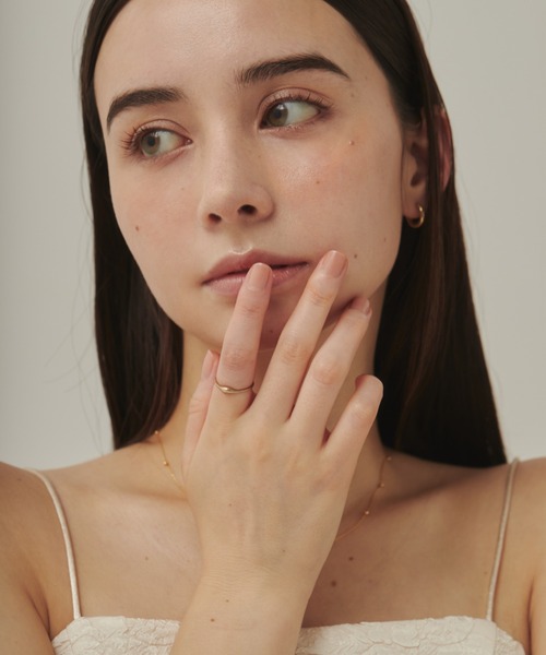 ciite'（シーテ）の「simple smooth ring（リング・レディース・ゴールド/シルバー・FREE）」の9枚目の写真