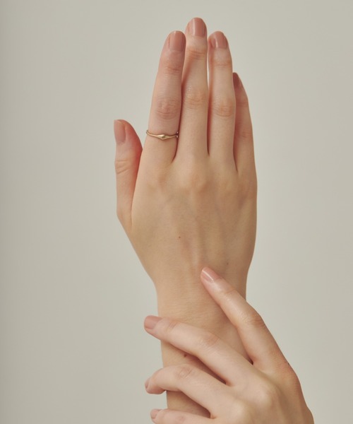 ciite'（シーテ）の「simple smooth ring（リング・レディース・ゴールド/シルバー・FREE）」の11枚目の写真