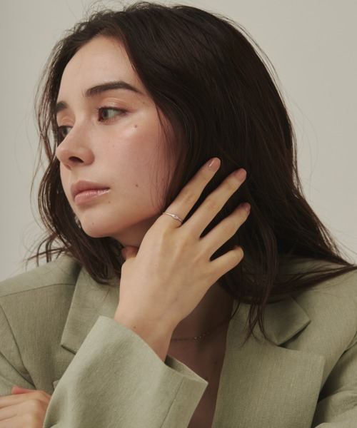 ciite'（シーテ）の「simple smooth ring（リング・レディース・ゴールド/シルバー・FREE）」の12枚目の写真