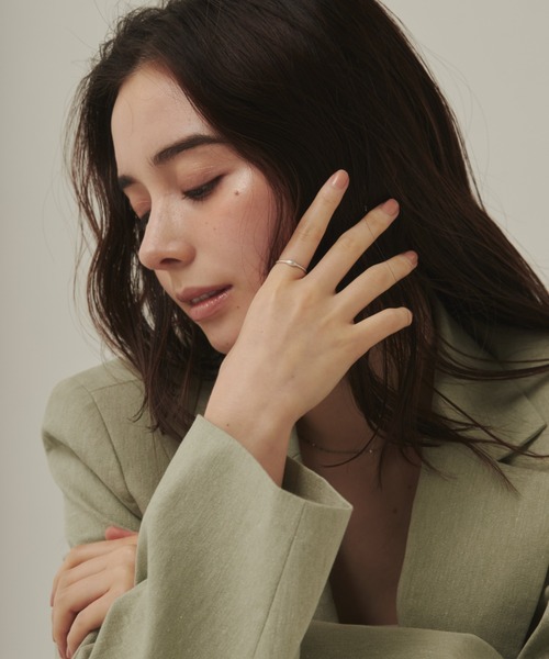 ciite'（シーテ）の「simple smooth ring（リング・レディース・ゴールド/シルバー・FREE）」の13枚目の写真