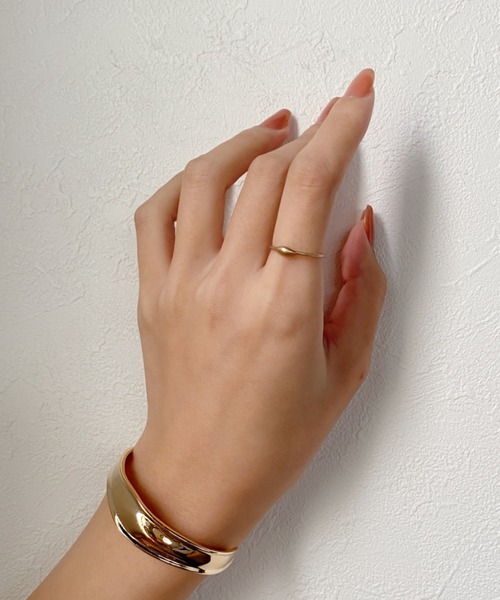 ciite'（シーテ）の「simple smooth ring（リング・レディース・ゴールド/シルバー・FREE）」の15枚目の写真