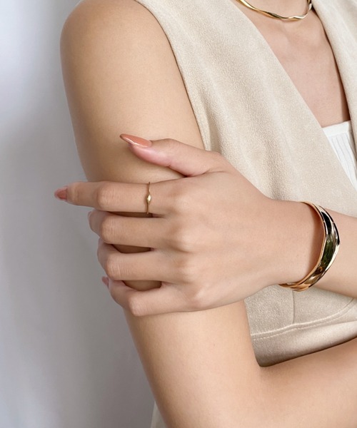 ciite'（シーテ）の「simple smooth ring（リング・レディース・ゴールド/シルバー・FREE）」の16枚目の写真