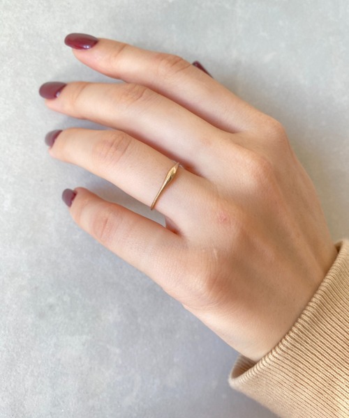 ciite'（シーテ）の「simple smooth ring（リング・レディース・ゴールド/シルバー・FREE）」の21枚目の写真