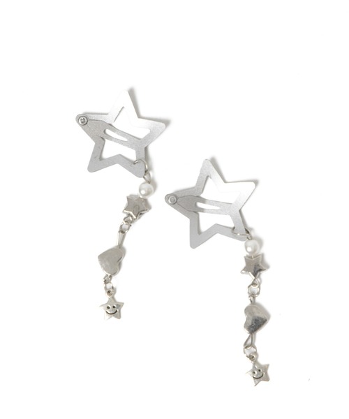 WEGO（ウィゴー）の「WEGO/【2点セット】ジャラスターパッチンピン（ヘアピン・レディース・シルバー・FREE）」の4枚目の写真