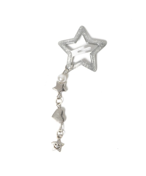 WEGO（ウィゴー）の「WEGO/【2点セット】ジャラスターパッチンピン（ヘアピン・レディース・シルバー・FREE）」の5枚目の写真