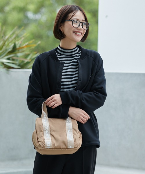 Arnold Palmer（アーノルドパーマー）の「ロゴテープ 三層 シェア ミニトート（トートバッグ・レディース・ブラック/グレー/ベージュ・F）」の6枚目の写真