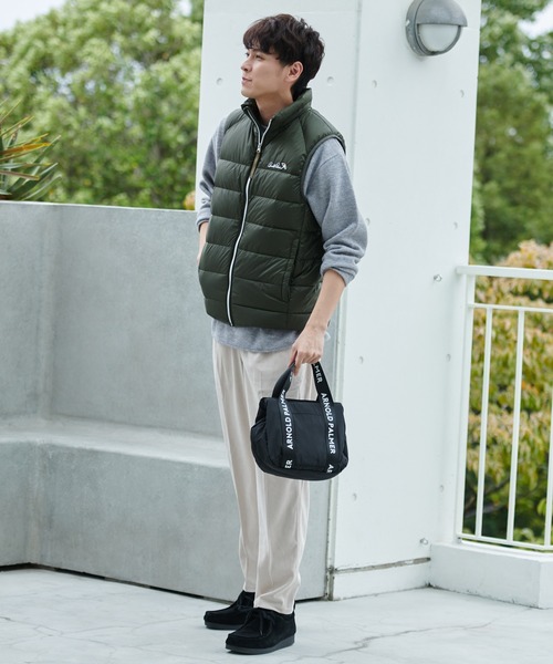 Arnold Palmer（アーノルドパーマー）の「ロゴテープ 三層 シェア ミニトート（トートバッグ・レディース・ブラック/グレー/ベージュ・F）」の4枚目の写真