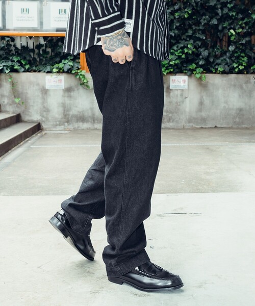 Subciety(サブサエティ)の「Denim trousers(デニムパンツ・メンズ・インディゴブルー/ブラック・X-LARGE/LARGE/MEDIUM/SMALL)」の5枚目の写真