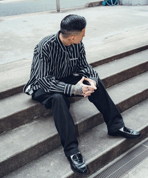 Subciety(サブサエティ)の「Denim trousers(デニムパンツ・メンズ・インディゴブルー/ブラック・X-LARGE/LARGE/MEDIUM/SMALL)」の8枚目の写真