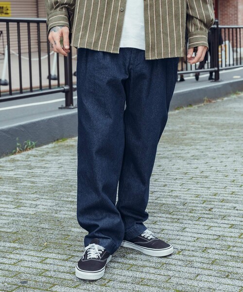 Subciety(サブサエティ)の「Denim trousers(デニムパンツ・メンズ・インディゴブルー/ブラック・X-LARGE/LARGE/MEDIUM/SMALL)」の11枚目の写真