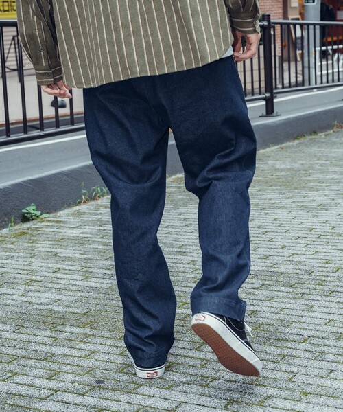 Subciety(サブサエティ)の「Denim trousers(デニムパンツ・メンズ・インディゴブルー/ブラック・X-LARGE/LARGE/MEDIUM/SMALL)」の13枚目の写真