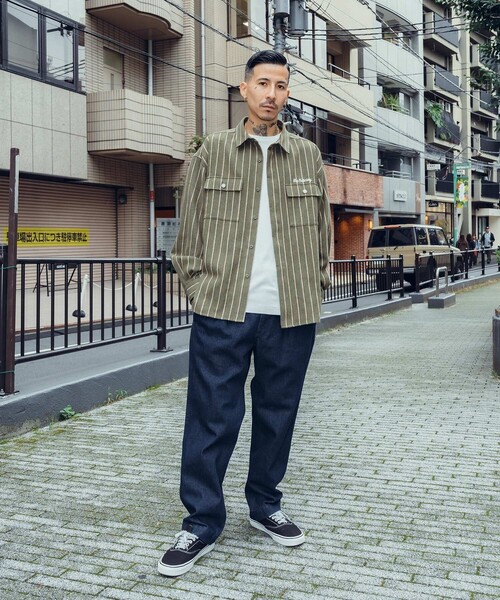 Subciety(サブサエティ)の「Denim trousers(デニムパンツ・メンズ・インディゴブルー/ブラック・X-LARGE/LARGE/MEDIUM/SMALL)」の15枚目の写真